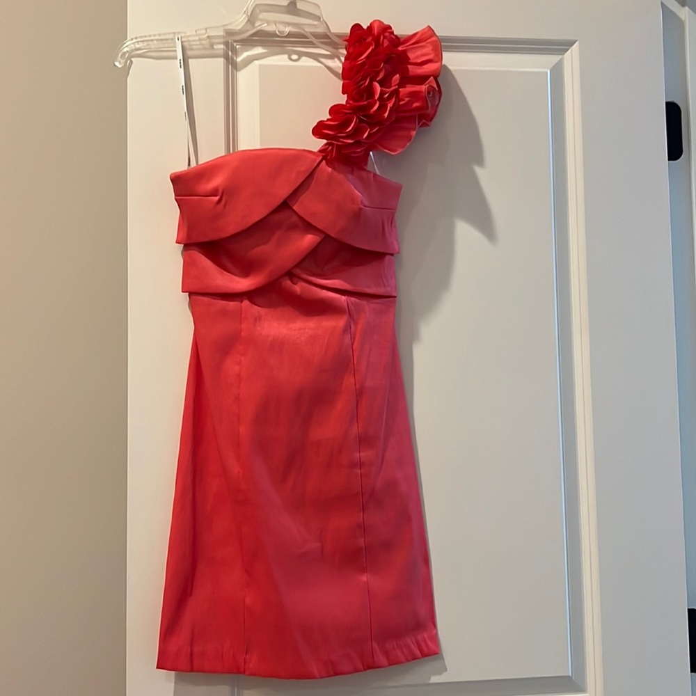 Coral dress